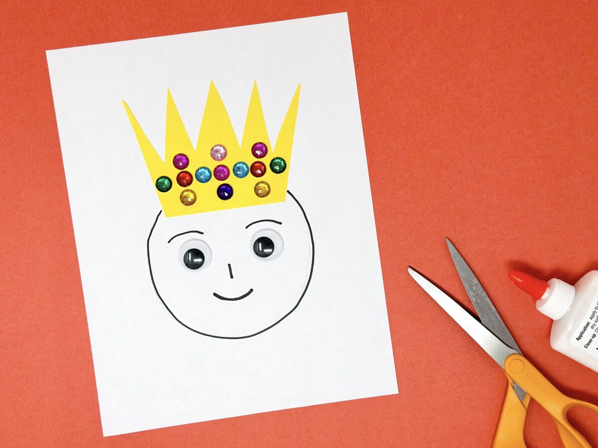 K is for king fun letter K craft for preschoolers. 