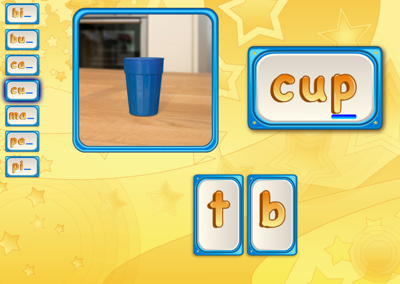 Fun last letter in line phonics game on ABCmouse.com. 