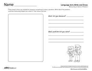 Free printable math worksheets from ABCmouse.com. 