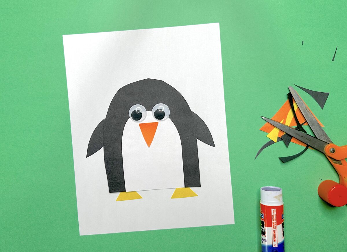 Fun and free letter P is for penguin craft idea for kids from ABCmouse.com. 