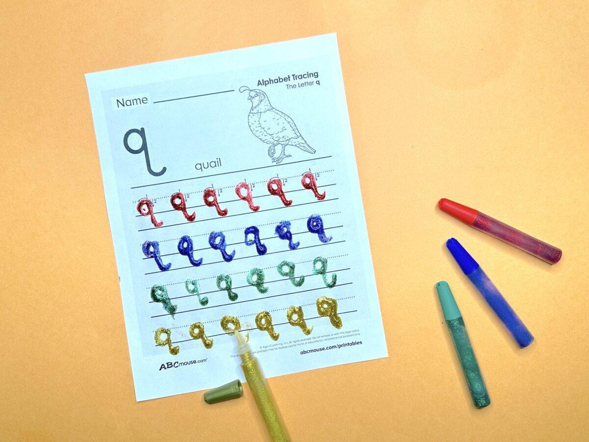 Q is for quail fun letter q craft activity for preschoolers. 