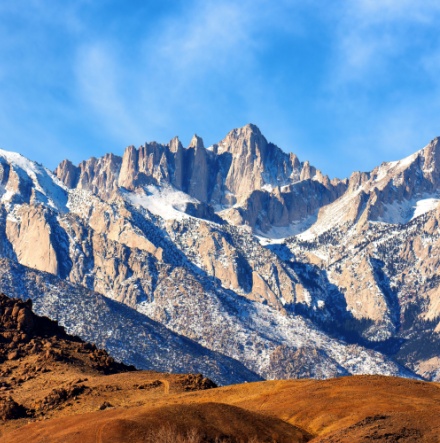 Mount Whitney in California. 